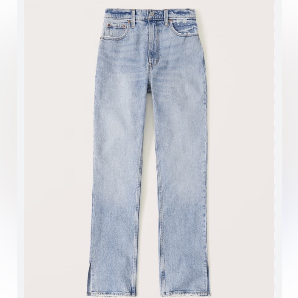 Abercrombie & Fitch Light Blue High Rise Jeans